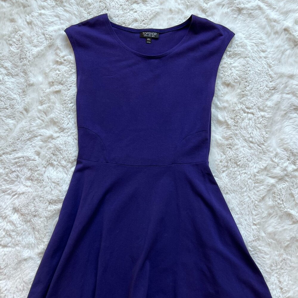 Topshop Women's Purple Cocktail Dress Size 8 | EUC